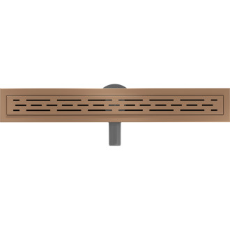 Mexen Flat 360° M01 odpływ liniowy obrotowy 70 cm, miedź szczotkowana - 1C20070-40