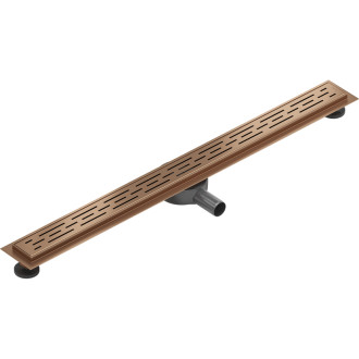 Mexen Flat 360° M01 odpływ liniowy obrotowy 90 cm, miedź szczotkowana - 1C20090-40