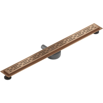 Mexen Flat 360° M01 odpływ liniowy obrotowy 100 cm, miedź szczotkowana - 1C20100-40