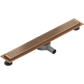 Mexen Flat 360° M08 odpływ liniowy obrotowy 50 cm, miedź szczotkowana - 1C25050-40