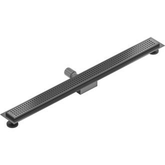 Mexen Flat M08 odpływ liniowy 100 cm, gun gray szczotkowany - 1E25100-15