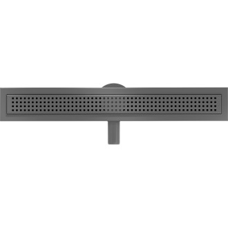 Mexen Flat 360° M08 odpływ liniowy obrotowy 70 cm, gun gray szczotkowany - 1E25070-40