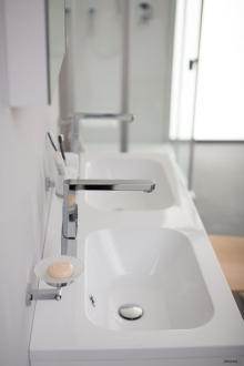 Ravak dvojumyvadlo Chrome 1200 white s otvory XJG01112000