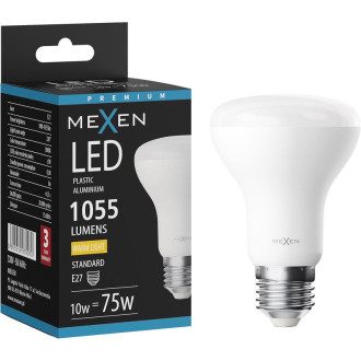 LED žárovka Mexen Nova E27, R63, 12W, teplá - 3000K, 1260 lm - L104-E27-1230-01