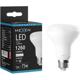LED žárovka Mexen Nova E27, R80, 12W, neutrální - 4000K, 1260 lm - L105-E27-1230-01