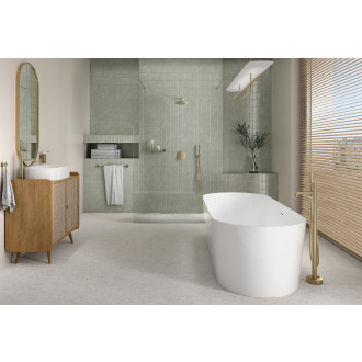 Vanová baterie stojící Ciriculus, brushed gold