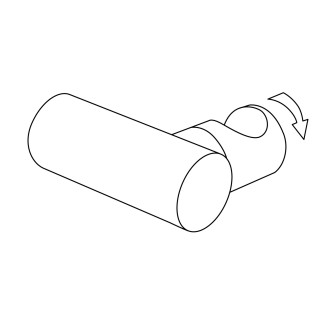 Uchwyt punktowy słuchawki mosiężny