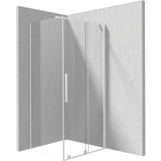 Deante Sprchový kout Prizma, bianco, 100 × 90 cm, KTJ_A30R + KTJ_A39P KPNAP10S09