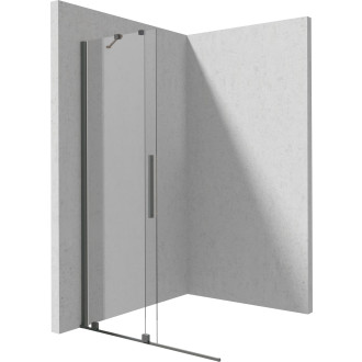 Deante Posuvná walk-in sprchová stěna Prizma, titanium, 80 × 195 cm KTJ_D38R