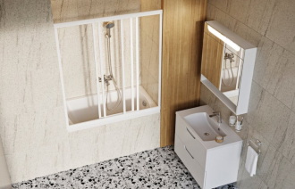 Ravak AVDP3-180 white+Transparent 40VY0102Z1