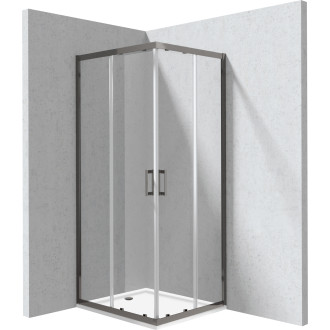 Deante Set: KYC_D089P + KTJ_089B, titanium, 80 × 90 cm KYCPD089P