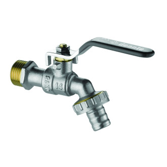 Zawór kulowy czerpalny ogrodowy z adapterami - 3/4"