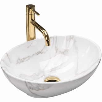 Rea Umyvadlo na desku Sofia Shiny Aiax REA-U6597