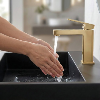 REA Konglomerátové umyvadlo Goya 60 Black REA-U8779