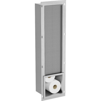 Mexen X-WALL-B Zápustný držák toaletního papíru, inox 1915
