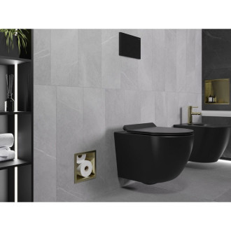 Mexen X-Wall-B magazynek na papier toaletowy, złoty szczotkowany - 1955