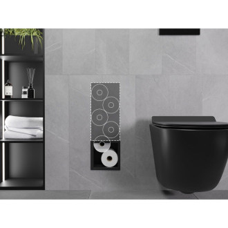 Mexen X-Wall-B magazynek na papier toaletowy, czarny - 1975