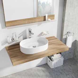 Ravak umyvadlo Ceramic 550 O Slim keramické white XJX01155001