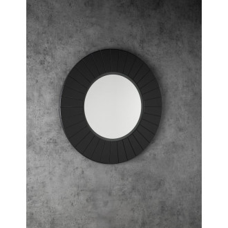 LUMIRO STRIP kulaté zrcadlo s LED osvětlením v rámu ø 75cm, carina