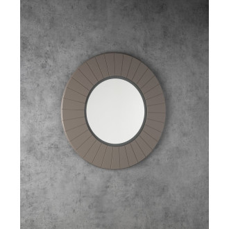 LUMIRO STRIP kulaté zrcadlo s LED osvětlením v rámu ø 75cm, agila