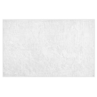 CHENILL koupelnová předložka 50x80cm, 100% polyester, bílá