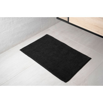 CHENILL koupelnová předložka 50x80cm, 100% polyester, černá