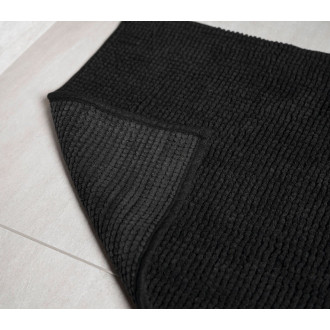 CHENILL koupelnová předložka 50x80cm, 100% polyester, černá