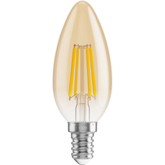 Mexen Vintis żarówka filament LED E14, C35, 4W, Ciepła - 2200K, 400 lm, amber - L154-E14-0422-50