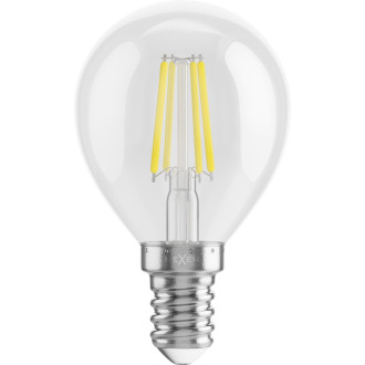 Mexen Vintis żarówka filament LED E14, G45, 6W, Neutralna - 4000K, 720 lm, clear - L156-E14-0640-00
