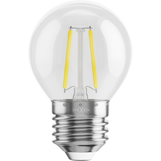 Mexen Vintis żarówka filament LED E27, G45, 2W, Neutralna - 4000K, 240 lm, clear - L156-E14-0227-00