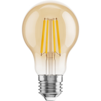 Mexen Vintis żarówka filament LED E27, A60, 4W, Ciepła - 2700K, 400 lm, amber - L150-E27-0427-50