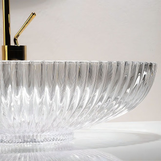 Rea Umyvadlo na desku REA Nicole Transparent REA-U4701