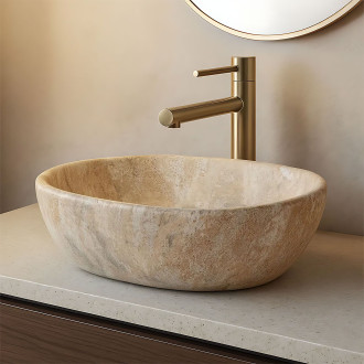 Umyvadlo na desku REA Amelia SAVANA MATT