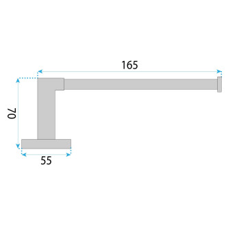 Rea Držák na toaletní papír 5909 Nico Gold REA-88060