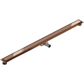 Mexen Flat M13 odpływ liniowy 2w1 140 cm, różowe złoto - 1610140