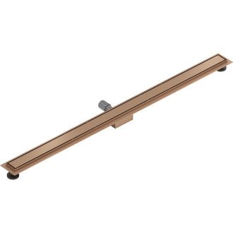 Mexen Flat M13 odpływ liniowy 2w1 110 cm, miedź szczotkowana - 1C10110