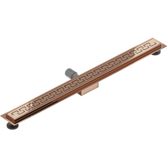 Mexen Flat M15 odpływ liniowy 90 cm, różowe złoto - 1624090-15