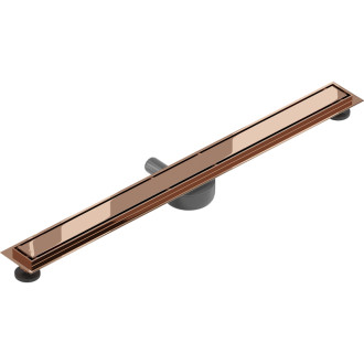 Mexen Flat 360° M13 odpływ liniowy obrotowy 2w1 90 cm, różowe złoto - 1610090-40