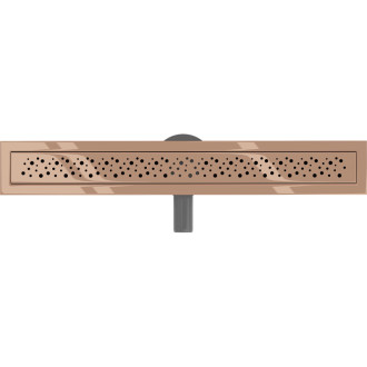 Mexen Flat 360° M12 odpływ liniowy obrotowy 50 cm, różowe złoto - 1621050-40