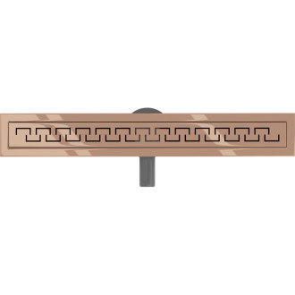 Mexen Flat 360° M15 odpływ liniowy obrotowy 60 cm, różowe złoto - 1624060-40