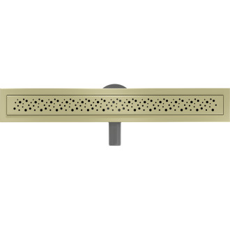 Mexen Flat 360° M12 odpływ liniowy obrotowy 70 cm, złoty szczotkowany - 1A21070-40