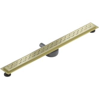 Mexen Flat 360° M12 odpływ liniowy obrotowy 100 cm, złoty szczotkowany - 1A21100-40