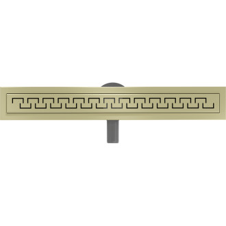 Mexen Flat 360° M15 lineární otočný odtok 50 cm, kartáčované zlato - 1A24050-40