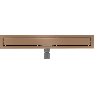 Mexen Flat M13 odpływ liniowy 2w1 60 cm, miedź szczotkowana - 1C10060-15