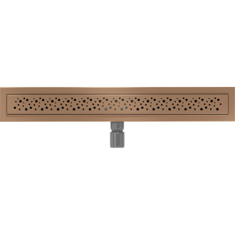 Mexen Flat M12 odpływ liniowy 70 cm, miedź szczotkowana - 1C21070-15