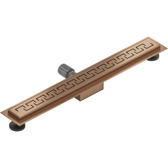 Mexen Flat M15 odpływ liniowy 50 cm, miedź szczotkowana - 1C24050-15