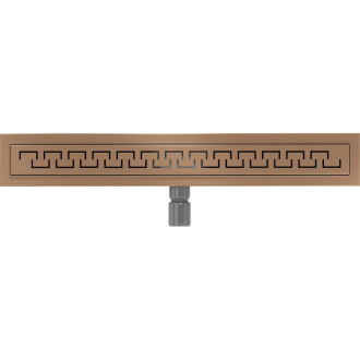 Mexen Flat M15 odpływ liniowy 50 cm, miedź szczotkowana - 1C24050-15