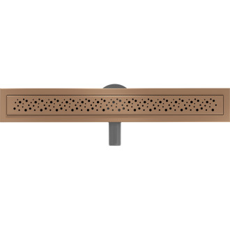 Mexen Flat 360° M12 odpływ liniowy obrotowy 60 cm, miedź szczotkowana - 1C21060-40