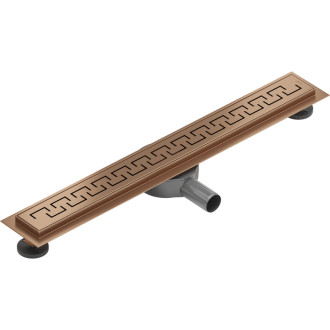 Mexen Flat 360° M15 odpływ liniowy obrotowy 50 cm, miedź szczotkowana - 1C24050-40