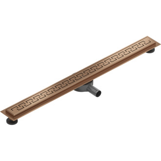 Mexen Flat 360° M15 odpływ liniowy obrotowy 100 cm, miedź szczotkowana - 1C24100-40